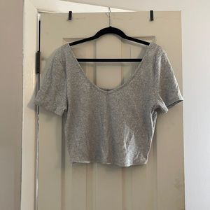 Short sleeve crop top